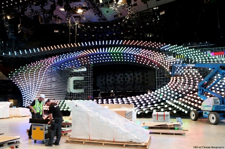 “Avroviziya 2015”in səhnə dizaynı hazırdır - FOTOLAR