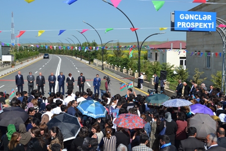 Horadizdə “Gənclər prospekti”i açıldı