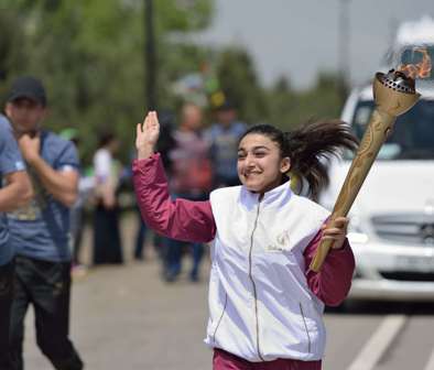 “Bakı-2015”in alovu Şirvan və Hacıqabulda da yandırıldı