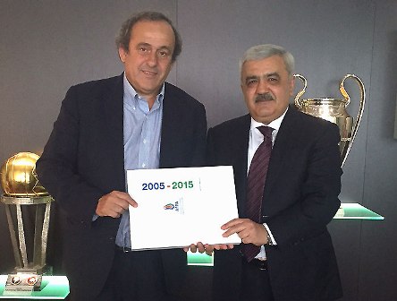 Rövnəq Abdullayev Mişel Platini ilə görüşdü