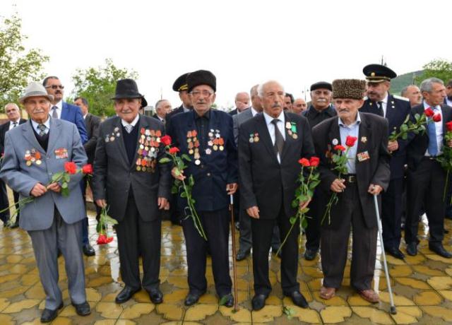 Faşizm üzərində qələbənin 70 illiyi qeyd edildi - FOTO