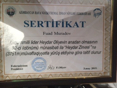 Millət vəkilləri “Heydər Zirvəsi”nə yürüş etdi – FOTO 