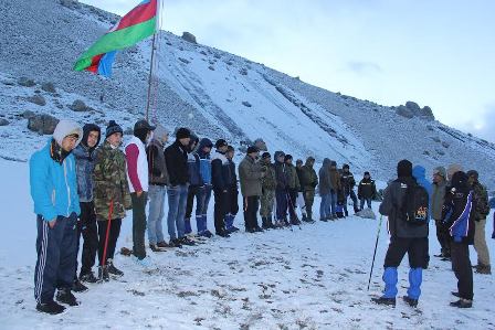  “Heydər zirvəsi”nə yürüş başa çatdı - FOTO