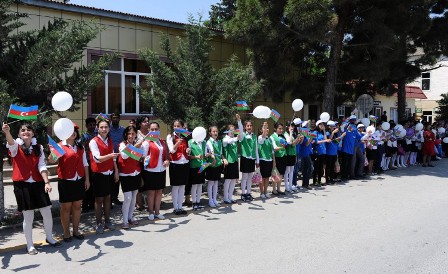 Birinci Avropa Oyunlarının məşəli Ucarda alovlandırıldı – FOTO 