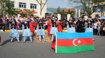 Birinci Avropa Oyunlarının məşəli Zaqatalada - FOTO