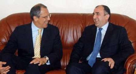 Məmmədyarov Lavrovla danışıqlara başlayır 