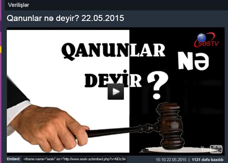 Qanunlara aid yeni veriliş hazırlanıb