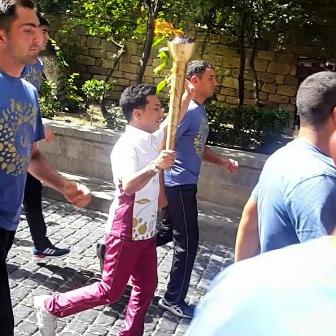 Məşəl İçərişəhərdə - FOTO 