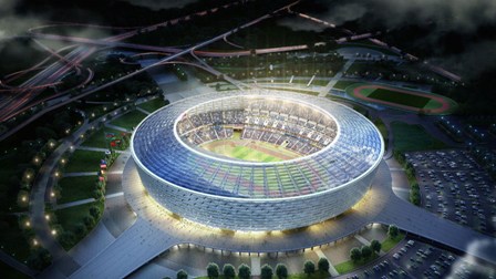 Bakı Olimpiya Stadionuna insan axını başlayıb