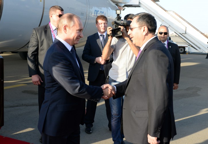 Rusiya prezidenti Putin Bakıdadır