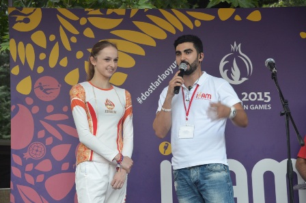 Gümüş medal alan gimnastımız çıxış etdi – FOTO 