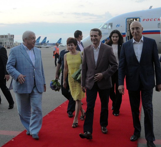 Sergey Narışkin Azərbaycana gəldi