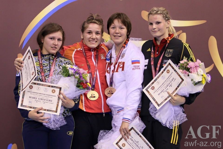 Türkiyədə keçirilən Avropa çempionatında güləşçilərimiz 3 medal qazanıb