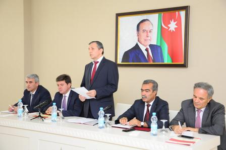 Baş redaktorlar mətbuatın 140 illiyi ilə bağlı Qəbələdə - FOTO