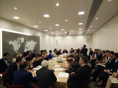 Qarabağ separatçılarının rəhbəri Chatham House-da çıxış etdi