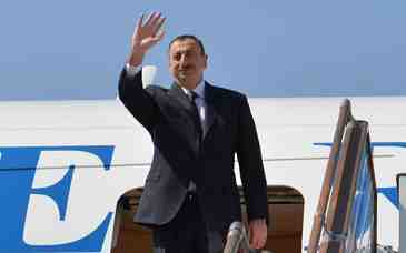 İlham Əliyev İtaliyaya getdi