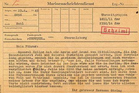 Hitleri intihara vadar edən teleqram 55 min dollara satıldı