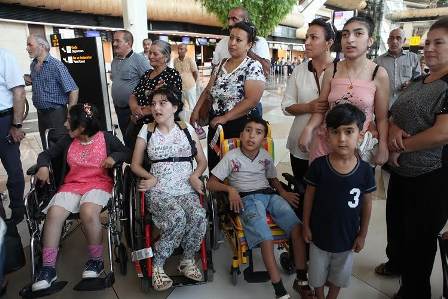 25 əlil uşaq Türkiyəyə müalicəyə göndərildi – FOTO 