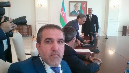 İlham Əliyev jurnalistləri qəbul etdi - Rauf Arifoğlu görüşdən selfie YAYDI