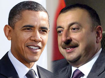 İlham Əliyev Barak Obamanı təbrik etdi