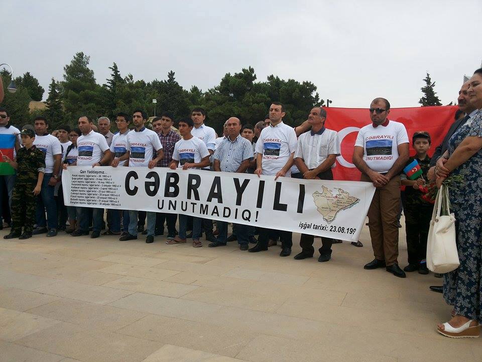 “Cəbrayılı unutmadıq” - FOTOLAR