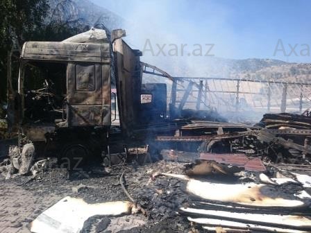   PKK AZƏRBAYCAN TIR-LARINI YANDIRDI- VİDEO 