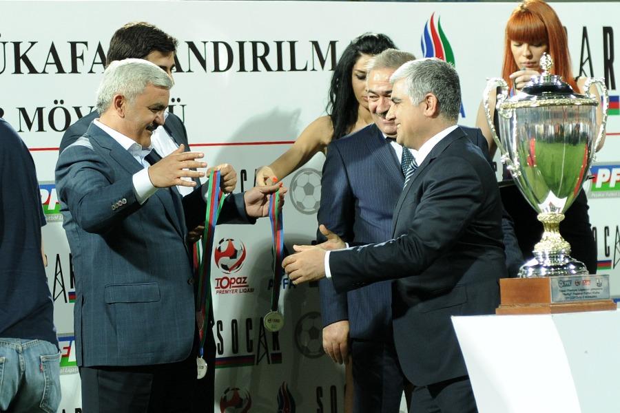  Rövnəq Abdullayev və Tahir Gözəl "Qarabağ"ı təbrik etdilər 