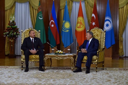 Azərbaycan və Qazaxıstan prezidentləri Dağlıq Qarabağ münaqişəsindən danışıblar