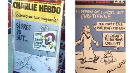 İndi də suriyalı uşağın cəsədinin karikaturasını yaydılar