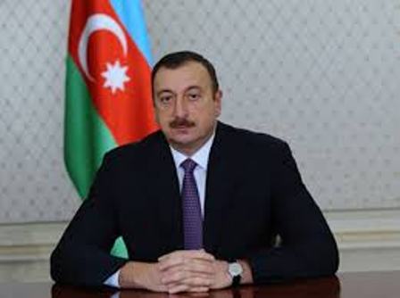 Azərbaycan prezidenti Şimon Peresi qəbul edib