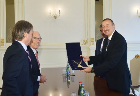 İlham Əliyevə Beynəlxalq "Fair Play" Hərəkatının xüsusi medalı verildi