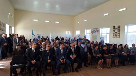 Əhliman Əmiraslanov Saatlıda seçicilərlə - FOTOLAR