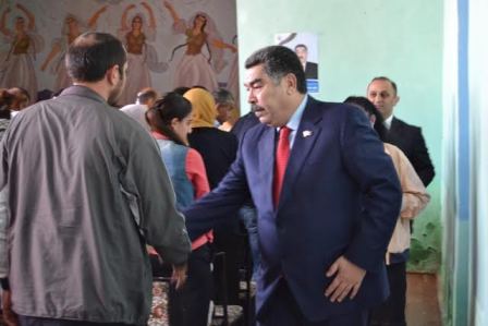 Rüstəm Xəlilov seçiciləri ilə görüşlər keçirir - FOTOLAR
