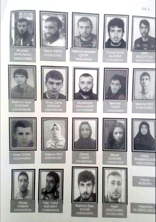 İŞİD-in Türkiyədə axtarılan "canlı bombaları" gündəmə gəldi - Siyahıda azərbaycanlı qız da var - FOTO