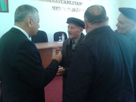 Vahid Əhmədovun Qəçrəşdəki görüşü – FOTO 