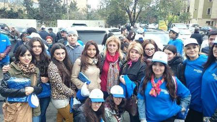 Xanım deputat ağac əkdi – FOTO 