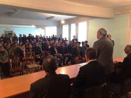 Fəzail Ağamalının seçicilərlə görüşündə ölkə başçısının son addımları alqışlandı - FOTO 