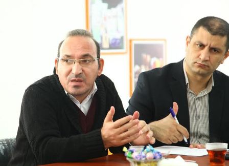 Parlament jurnalistləri Azay Quliyevin seçki qərargahına gəldilər - FOTOLAR