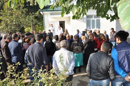 Qənirə Paşayeva Hunanlar kəndində seçicilərlə görüşüb