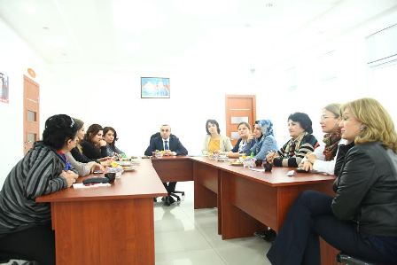 Tanınmış qadın jurnalistlər Azay Quliyevin seçki qərargahında - FOTO