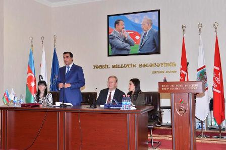 Neft Mühəndisləri Cəmiyyətinin prezidenti BANM-də - FOTO