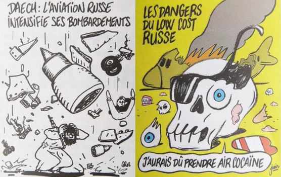 “Charlie Hebdo” bu dəfə təyyarə qəzasında ölənlərə karikatura çəkdi - FOTOLAR