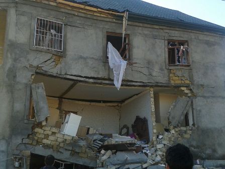 Tovuzda yaşayış evində partlayış olub 