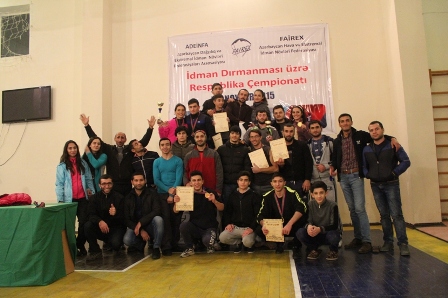 İdman Dırmanması üzrə Açıq Respublika Çempionatı başa çatıb