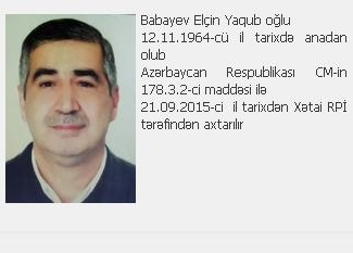 Azərbaycanda tikinti şirkətinin rəhbəri axtarışa verilib - FOTO