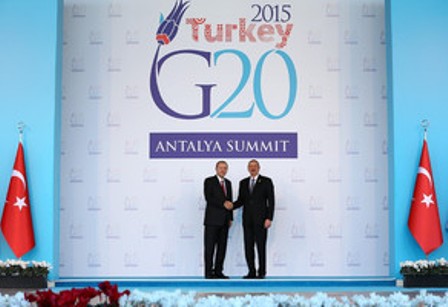 İlham Əliyev “G20” Sammitində çıxış edib
