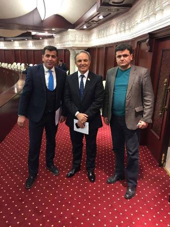 Əflatun Amaşov Parlament Jurnalistlərinin iş şəraiti ilə tanış olub – FOTO 