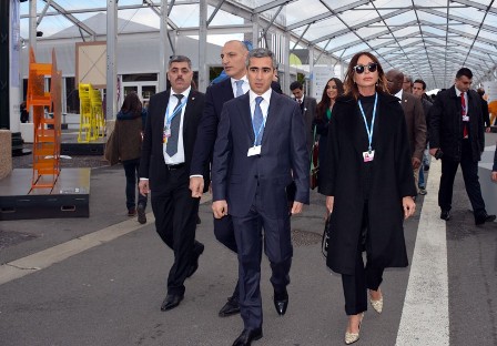 Mehriban Əliyeva və Leyla Əliyeva BMT-nin konfransında - FOTOLAR