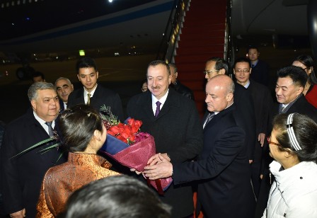 İlham Əliyev Çində...