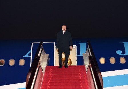  Prezident İlham Əliyev Pekinə gedib  